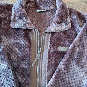 Women’s Columbia Fire Side Full Zip III Size M * New with Tags* Brown Jacket